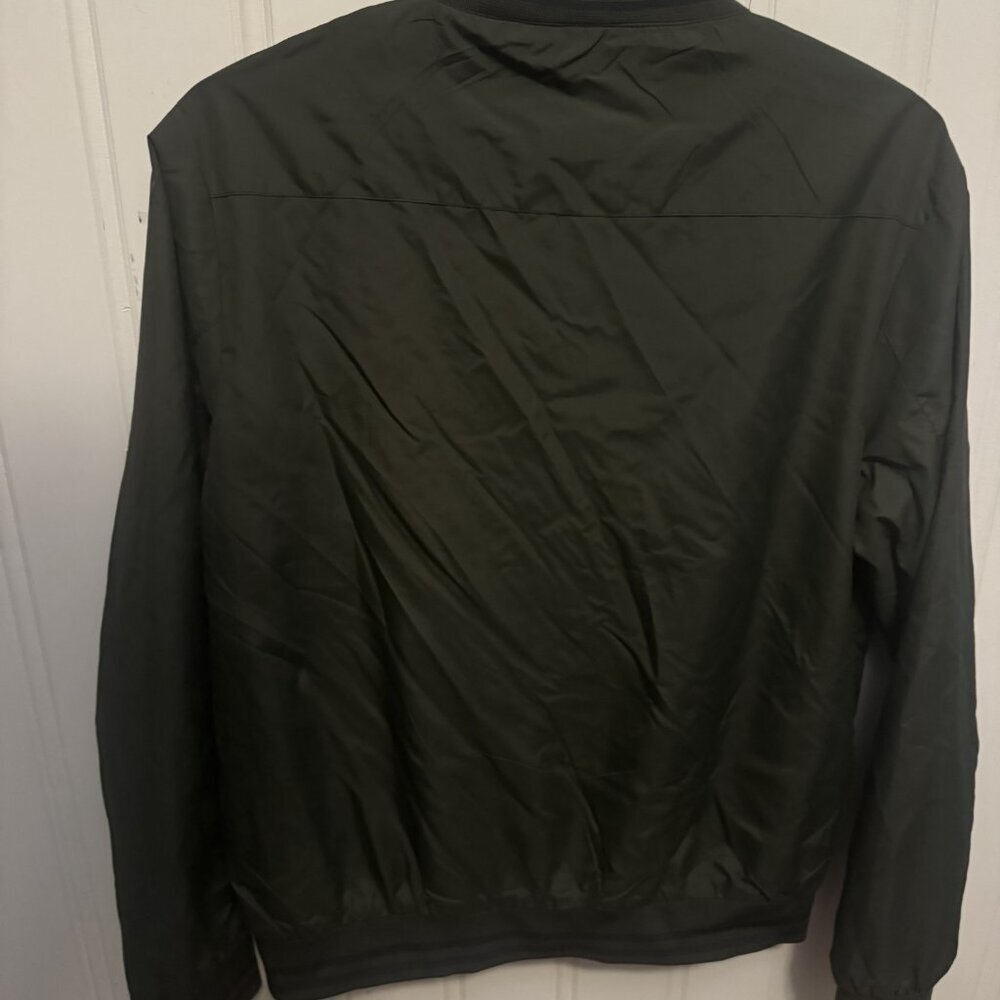 Men's Army Green Bomber Jacket by Brave Soul London - Size XL - Picture 7 of 10